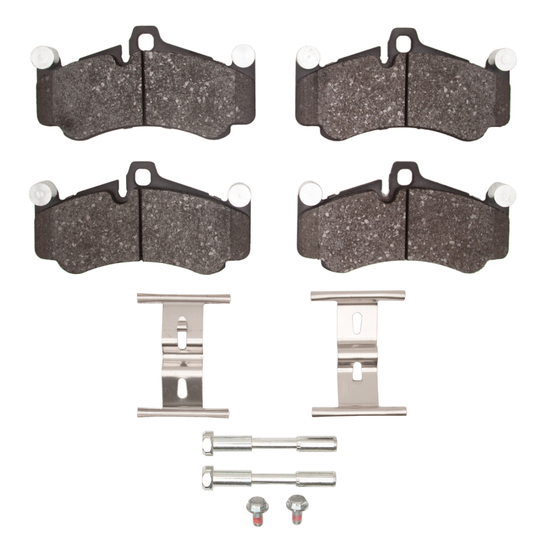 Porsche 911 Brake Pads - Front - R1 Concepts - Semi Met Pads & Hardware Kit - `10-`11 Porsche 911 Brake Pads - Front - R1 Concepts - Semi Met Pads & Hardware Kit - `10-`11